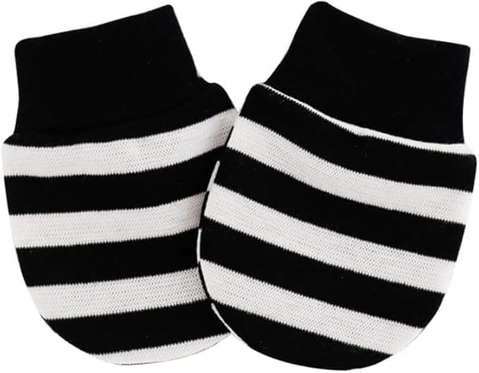 1 Pair Baby Anti-Scratch Cotton Mittens, Baby Anti Scratching Soft Cotton by Unknown