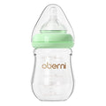 Glass Baby Bottles, Anti Colic Breastfeeding Bottle by oberni