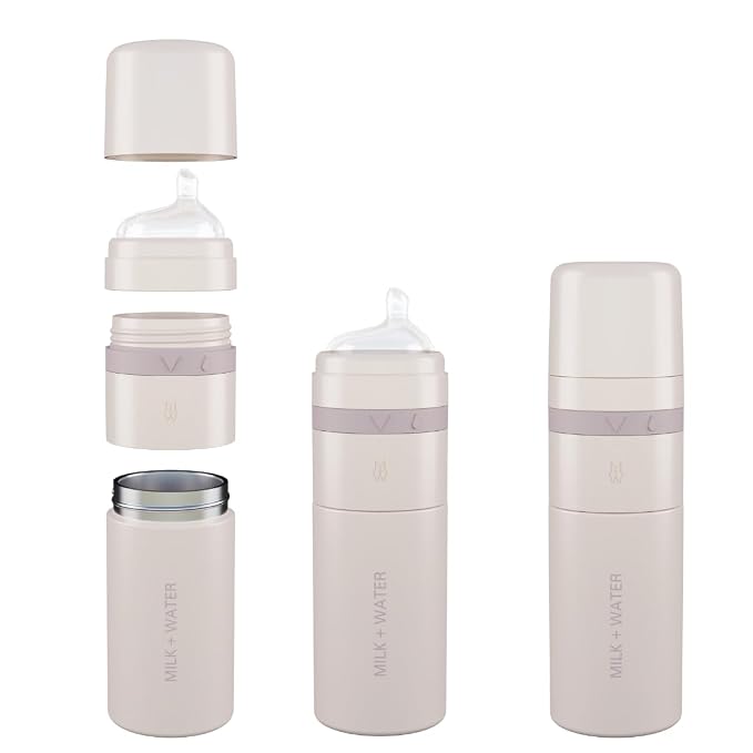 MILK & WATER All in One Baby Bottle & Baby Formula Dispenser On The Go by MILKWATER