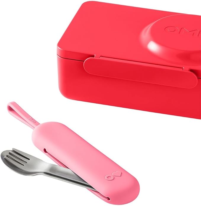 Omie OmieBox Travel Utensil Set | Fork and Spoon - Image 4