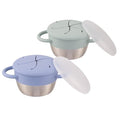 Elk and Friends Stainless Steel Snack Cups | Removable Silicone Food Catcher by ElkandFriends
