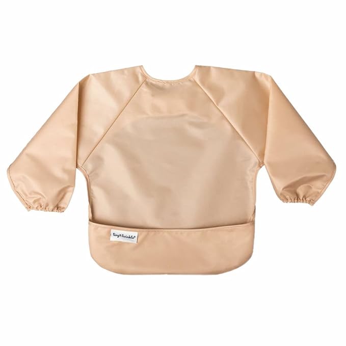 Tiny Twinkle Long Sleeve Bib for Babies & Toddlers – 2 Pack Waterproof Smock - Image 4