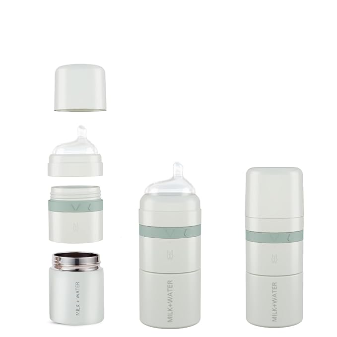 MILK & WATER All in One Baby Bottle & Baby Formula Dispenser On The Go by MILKWATER