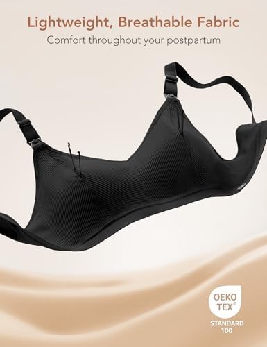 Pumping Bra Hands Free Zip Opening Seamless Nursing Bras - Image 6