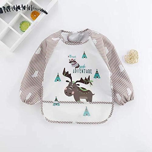 PandaEar (3 Pack Long Sleeve Bibs| Waterproof Full Sleeve Bib - Image 3