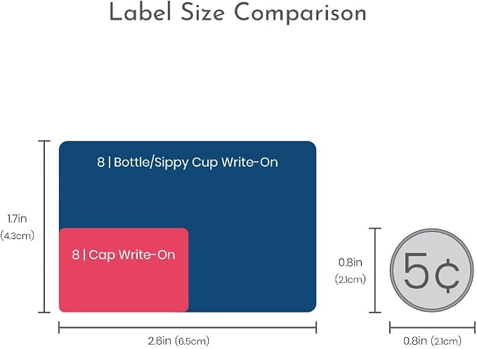 Name Bubbles - Reusable Baby Bottle Labels - Image 4