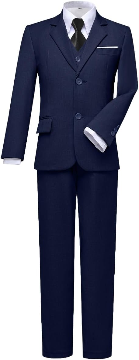 Visaccy Boys Suits Slim Fit Dress Clothes Ring Bearer Outfit by Visaccy