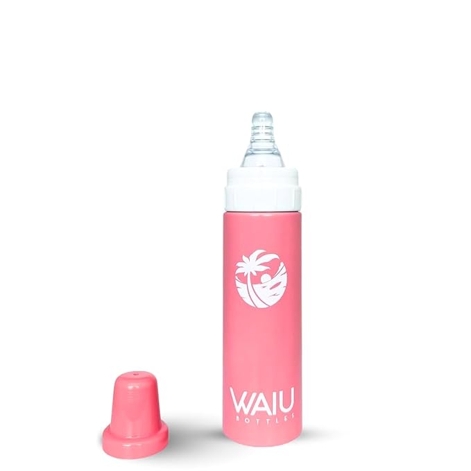 Waiu Insulated Stainless Steel Baby Bottle BPA-Free | Keeps Drinks Hot by WaiuBottles