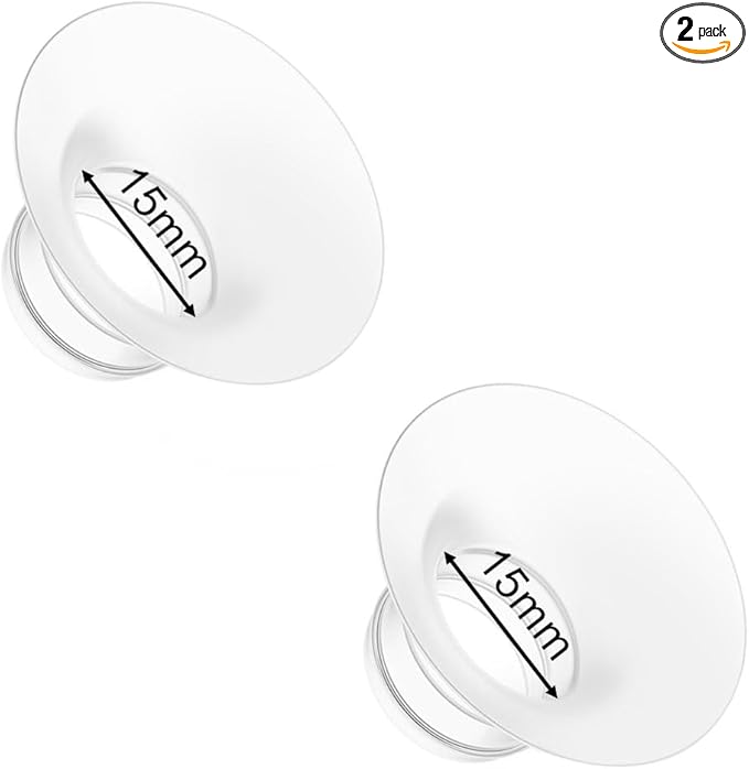 Flange Insert 15mm for Momcozy M9 M6 M5 V1 Pro V2 Pro S12 Pro S9 Pro, Compatible by Unknown