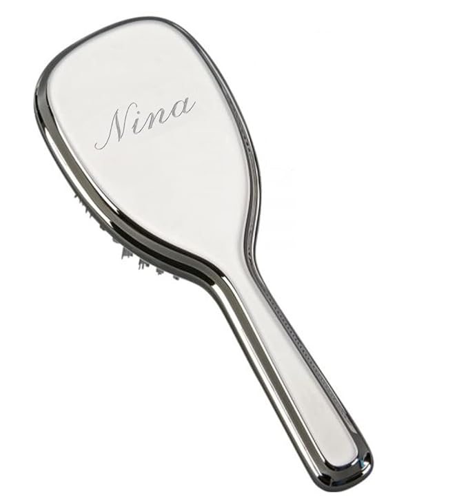 Cunill Personalized Sterling Silver Baby Brush, Solid 925 Sterling Silver Handle by Cunill