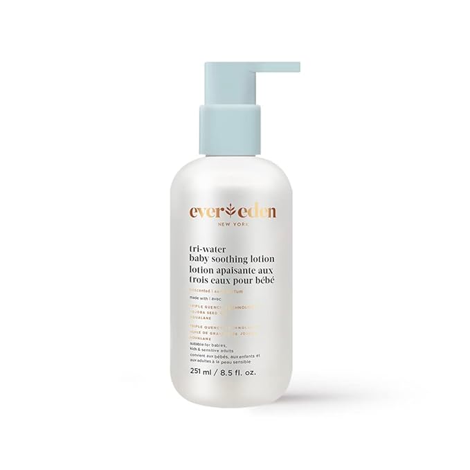 Evereden Tri Water Baby Lotion, 8.5 fl oz. | Clean and Clean Baby Care | by Evereden