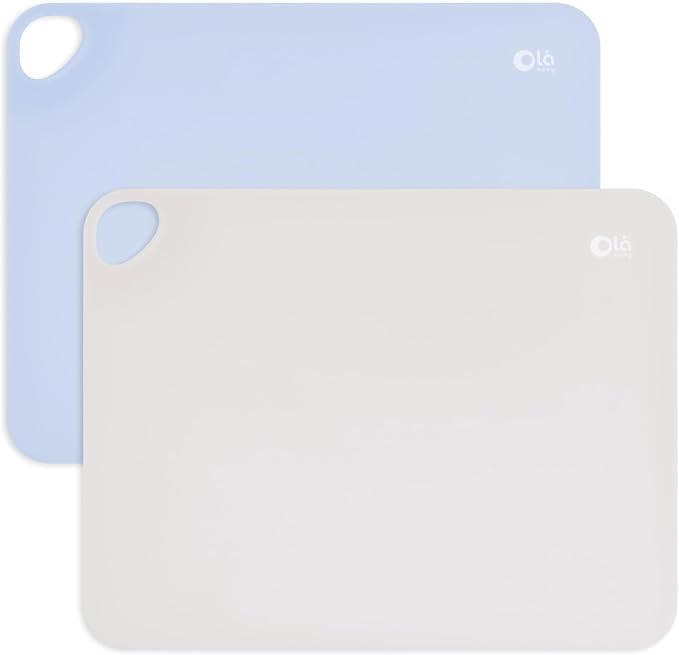 Olababy Fold N Go Silicone Placemat w Travel Case | Dishwasher Safe, BPA Free by Olababy
