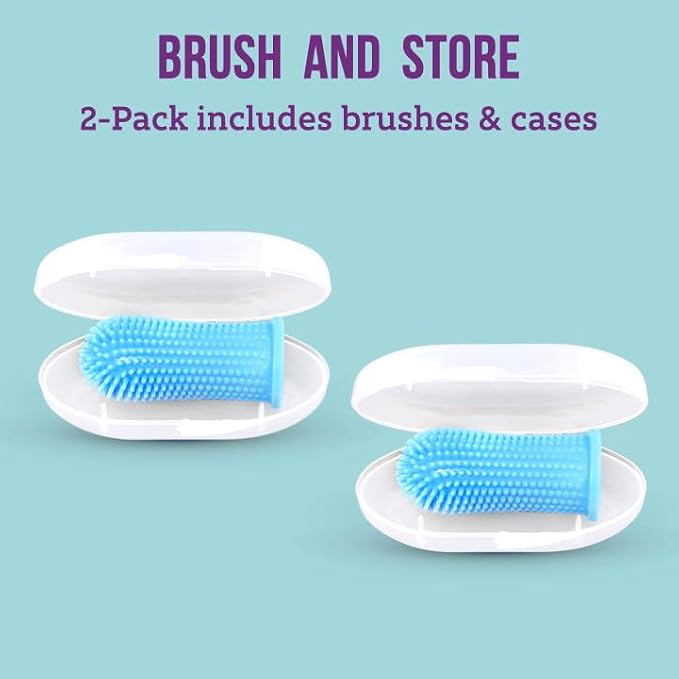 Baby Toothbrush, 360 Degree Bristle Silicone Finger Toothbrush 6 to 12 Months - Image 5