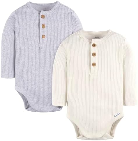 Gerber unisex-baby Baby Boys' and Baby Girls' 2-pack Bodysuits - Image 7