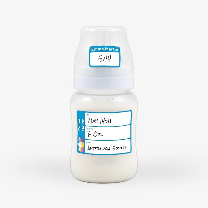 Name Bubbles - Reusable Baby Bottle Labels - Image 2