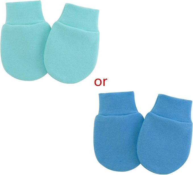 1 Pair Baby Anti-Scratch Cotton Mittens, Baby Anti Scratching Soft Cotton - Image 5