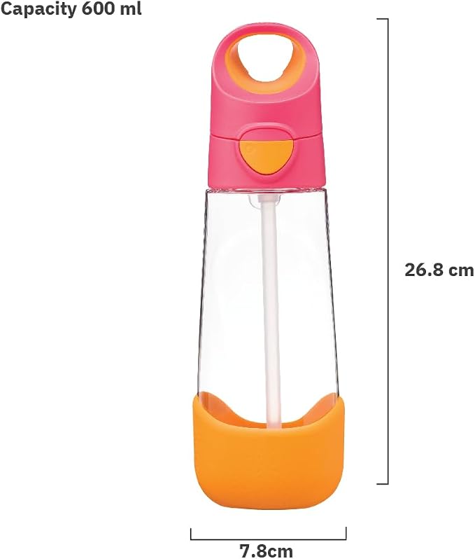b.box Kids Water Bottle – 20oz Tritan Toddler Drink Bottle - Image 3