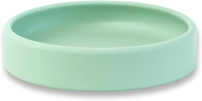 APLAINR Solid Plate, Weighted Baby Toddler Plate, Silicone Plates by APLAINR