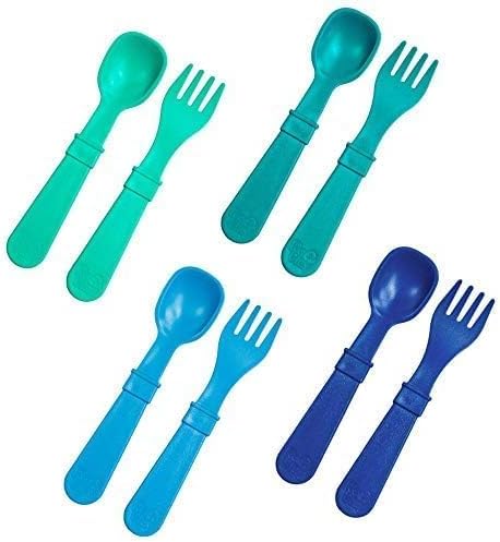 Re-Play Toddler Forks and Spoons Set - Image 3