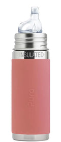 Pura Kiki 9oz/260ml Stainless Steel Insulated Sippy Bottle w/Sleeve, by Pura