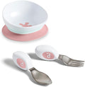 doddl Toddler Utensils, Ergonomic Fork and Spoon Set by doddl