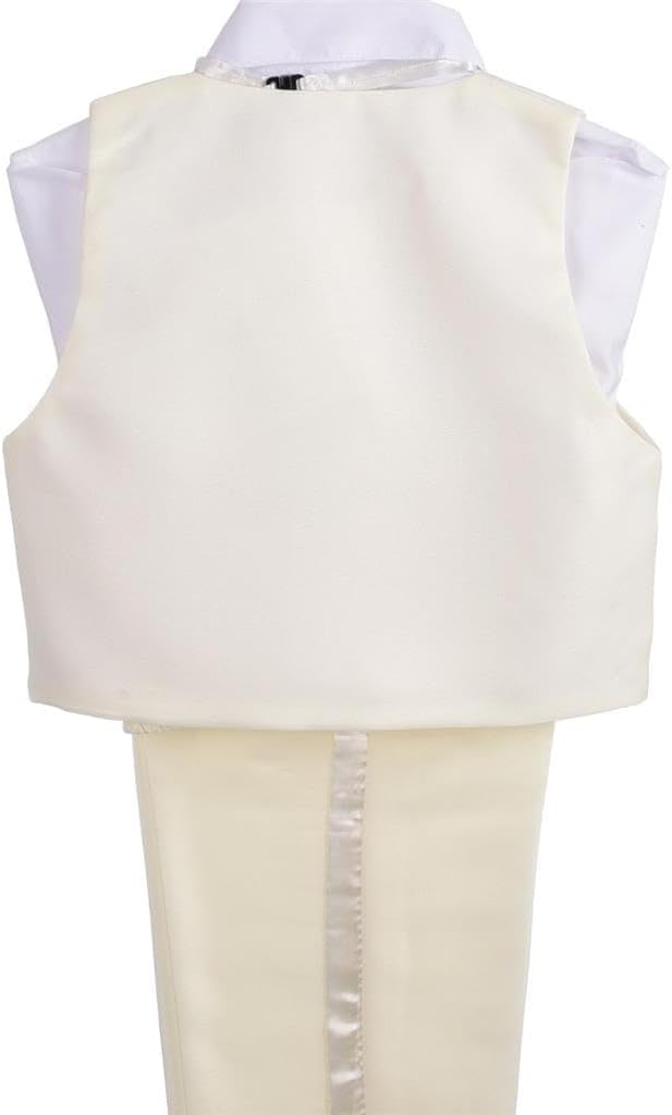 Dressy Daisy Baby Toddler Boy 5 Pcs Set Formal Tuxedo Suits No Tail Wedding - Image 4