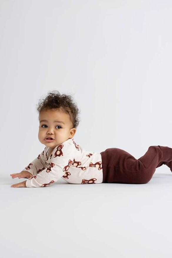 MONICA + ANDY Baby Organic Long Sleeve Jack and Jill Bodysuit - Image 4