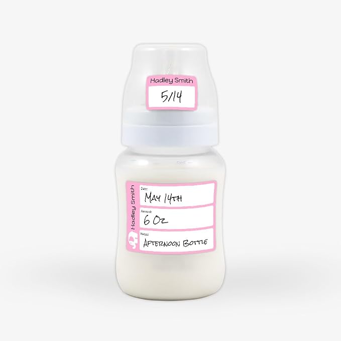 Name Bubbles - Reusable Baby Bottle Labels - Image 2