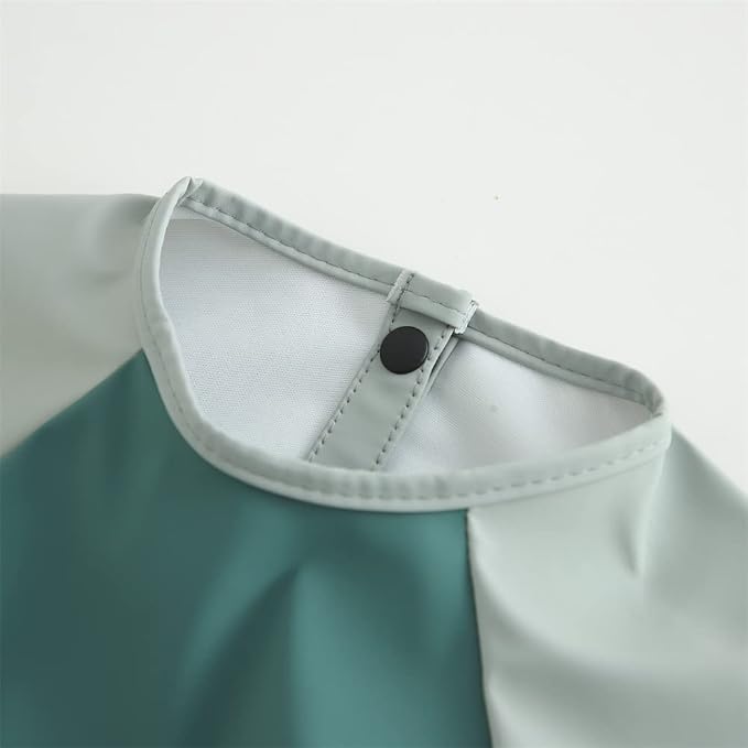 GZMM Waterproof Baby Bibs, Infant Toddler Long Sleeve Feeding Bib - Image 3