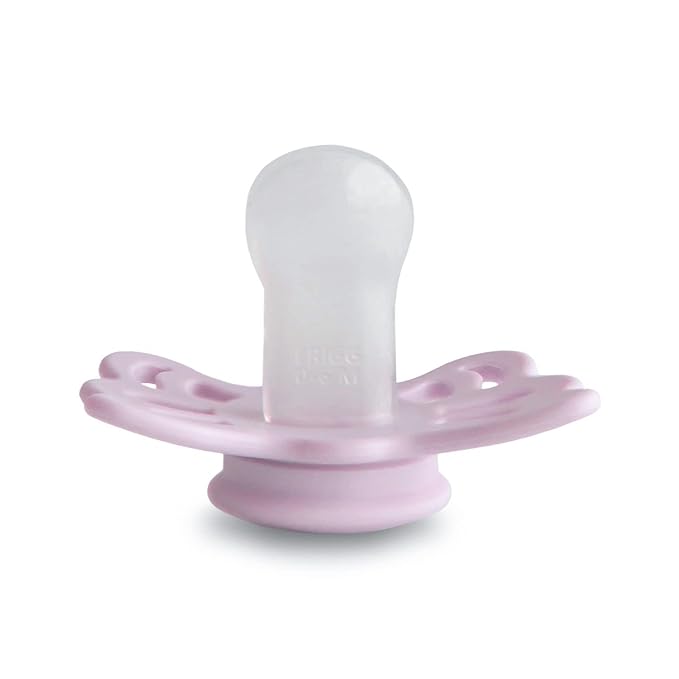 FRIGG Butterfly Anatomical SilkySoft Silicone Baby Pacifier | Made in Denmark | - Image 3