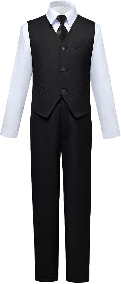 Visaccy Boys Suits Slim Fit Dress Clothes Ring Bearer Outfit by Visaccy