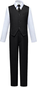 Visaccy Boys Suits Slim Fit Dress Clothes Ring Bearer Outfit by Visaccy