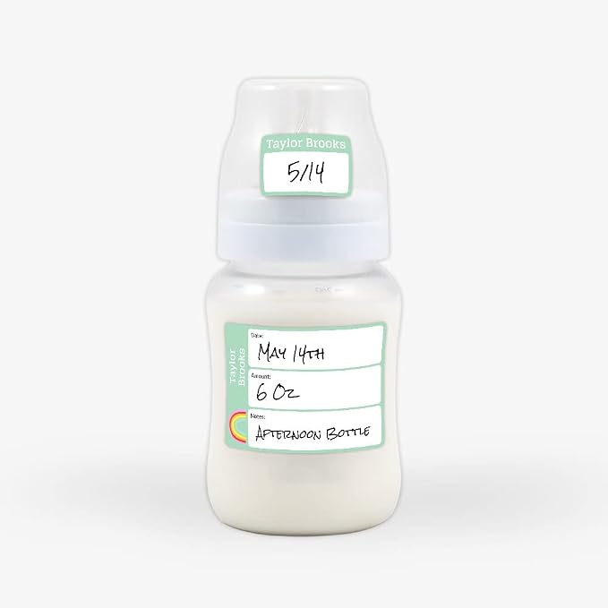 Name Bubbles - Reusable Baby Bottle Labels - Image 2