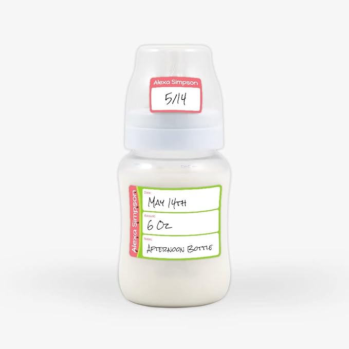 Name Bubbles - Reusable Baby Bottle Labels by NameBubbles
