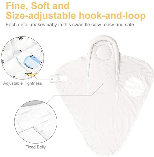 Premium Soft Cotton Baby Swaddle Blankets, Unisex Baby Blanket Wrap - Image 4
