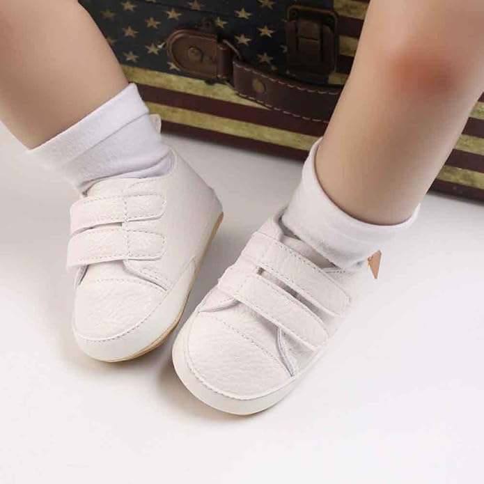 2Pairs Baby Shoes, Boys Girls Non-Slip Rubber Sole Sneakers, Unisex Infant Soft - Image 2