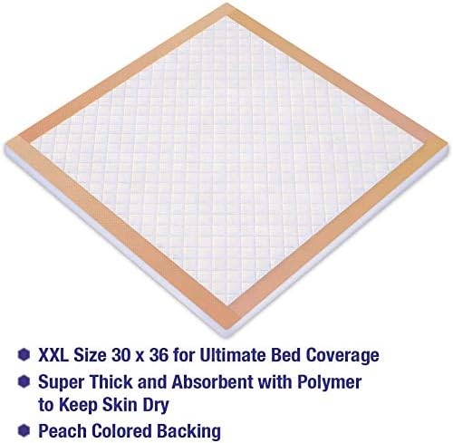 Inspire XL 30 x 36 Ultra 100 Grams Super Absorbent Bed Pads - Image 5