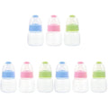 Kisangel 9pcs Mini Baby Bottles Plastic Feeder Bottles Infant Cereal Bottle by Kisangel