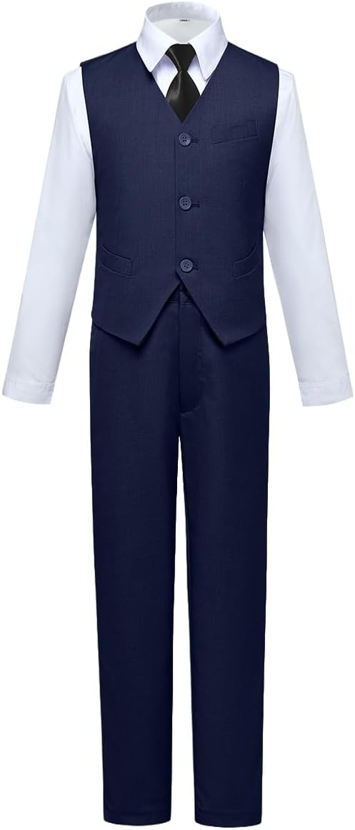 Visaccy Boys Suits Slim Fit Dress Clothes Ring Bearer Outfit by Visaccy
