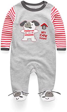 Kiddiezoom Baby and Toddler Boys'Snug Fit Footed One-Piece Romper Jumpsuit - Image 5