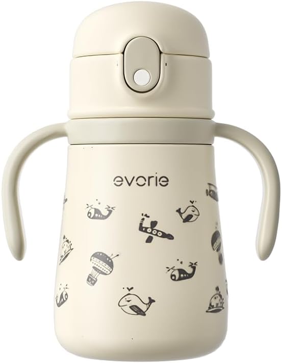 Evorie Leak Proof Vacuum Insulated Water Bottle, 316L Stainless Steel Sippy Cup - Image 4
