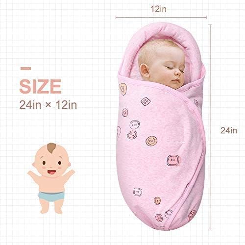 Premium Soft Cotton Baby Swaddle Blankets, Unisex Baby Blanket Wrap - Image 3