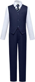 Visaccy Boys Suits Slim Fit Dress Clothes Ring Bearer Outfit by Visaccy