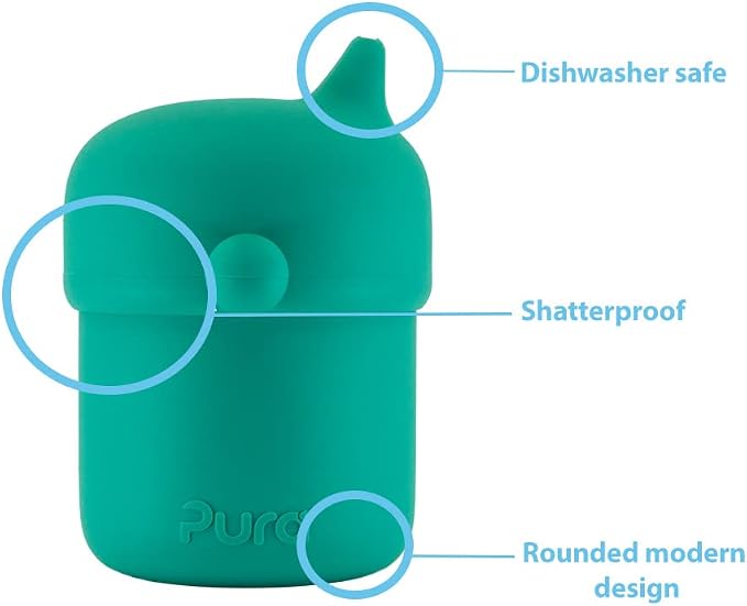 Pura my-my Silicone Snack Container & Sippy Cup Bundle | Spill Proof, Food - Image 2