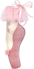 MON AMI Ballet Slipper Accent Décor – 14” | Plush Pink Ballet Shoe Pillow by MonAmi