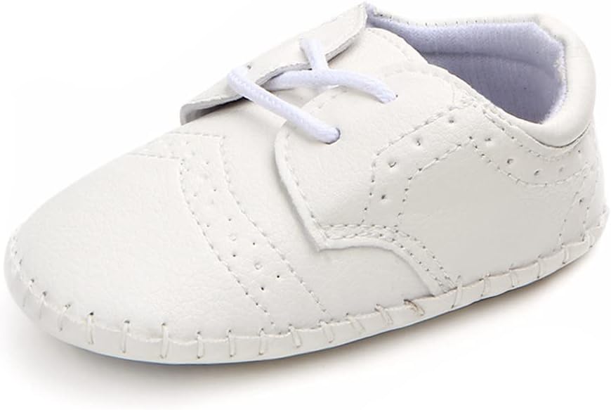 LONSOEN Baby Girls Boys Loafers Prewalker Dress Crib Shoes by LONSOEN