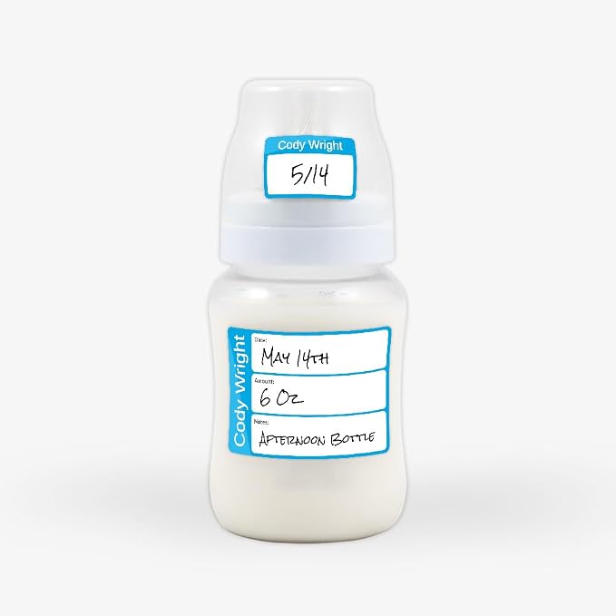 Name Bubbles - Reusable Baby Bottle Labels - Image 2