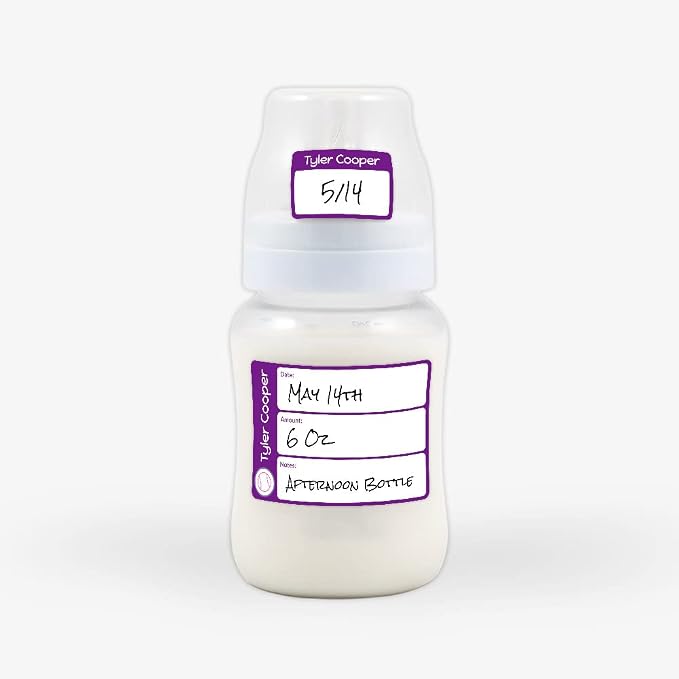 Name Bubbles - Reusable Baby Bottle Labels - Image 2