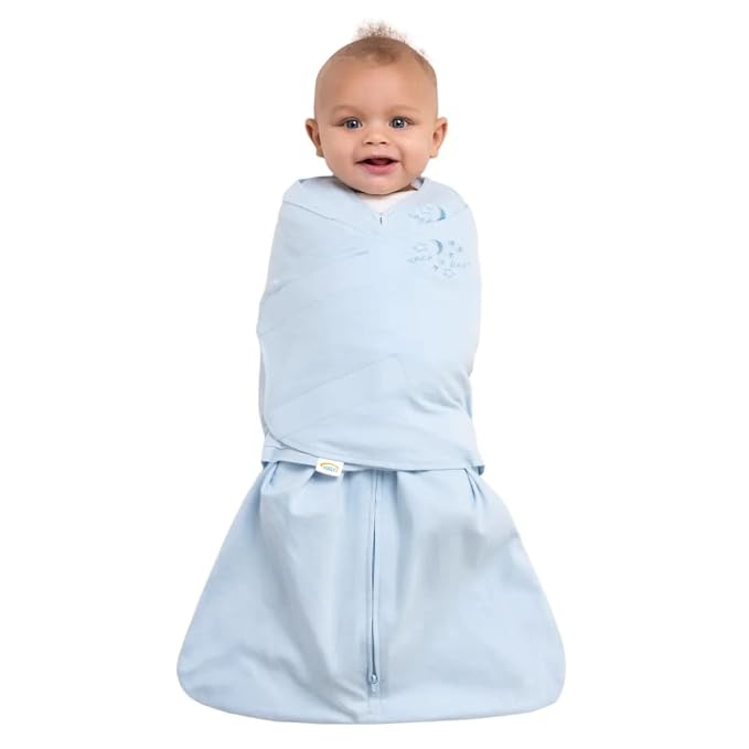 HALO 100% Cotton Sleepsack Swaddle, 3-Way Adjustable Wearable Blanket, TOG 1.5 - Image 2
