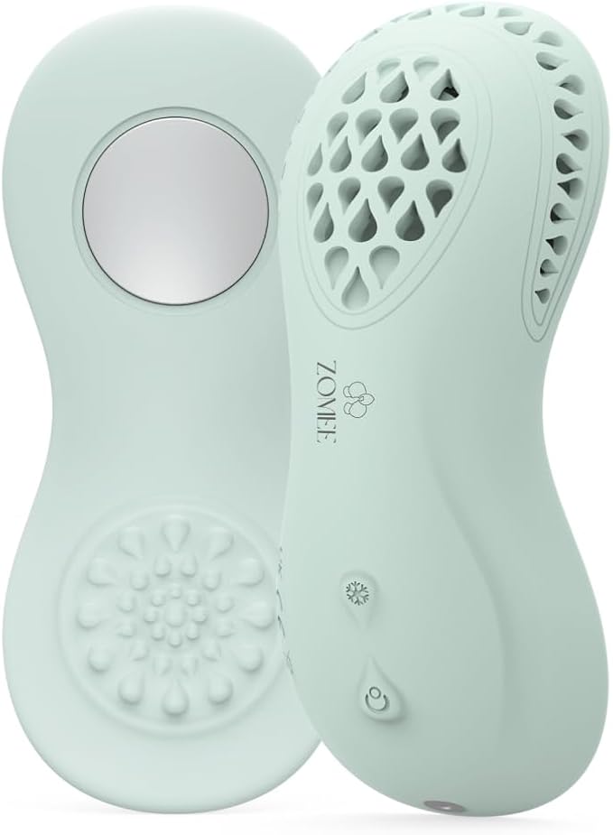 Zomee Warming & Cooling Lactation Massager – 3-in-1 Heat, Cold & Vibration by Zomee